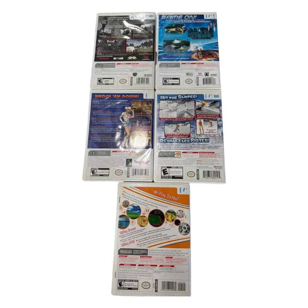 Wii Nintendo Bundle of 5 Games